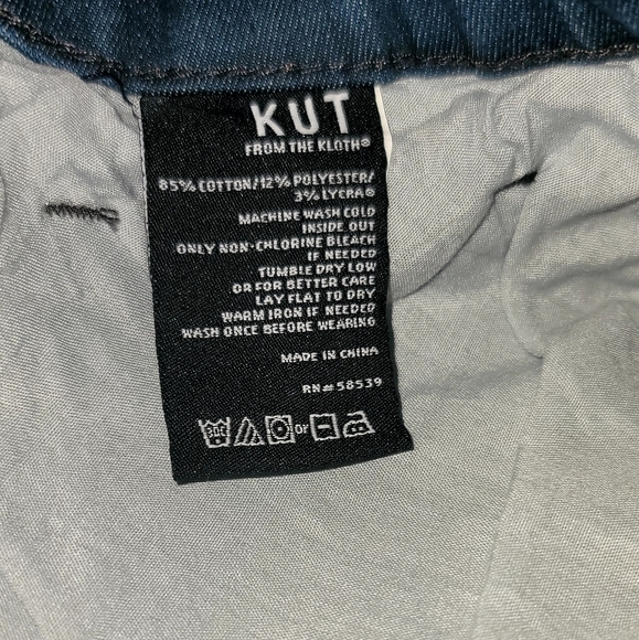 Kut From The Cloth 14W High Rise Jeans - Flattering Fit & Stylish Denim - Picture 7 of 7